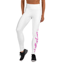 Load image into Gallery viewer, B.E.A.S.T. Breast Cancer Yoga Leggings