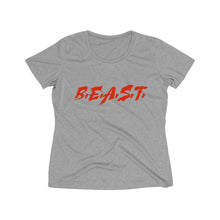 Load image into Gallery viewer, B.E.A.S.T. Women&#39;s Heather Wicking Tee