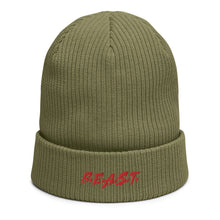 Load image into Gallery viewer, B.E.A.S.T. Organic ribbed beanie