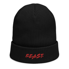 Load image into Gallery viewer, B.E.A.S.T. Organic ribbed beanie