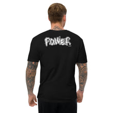 Load image into Gallery viewer, P.O.W.E.R. Fitness Short Sleeve T-shirt- Fitted.